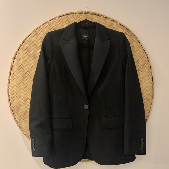 Woman’s Club Monaco Black Danton Tux Blazer - Picture 3 of 10